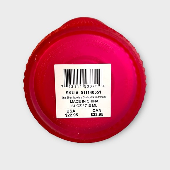 Starbucks - Ruby Pink Studded Venti 24oz Spring 2023 - Picture 5 of 5